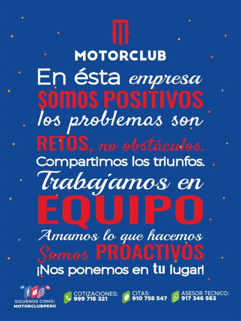 equipo motor club